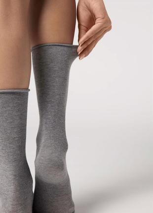 Носки calzedonia, серый меланж😍