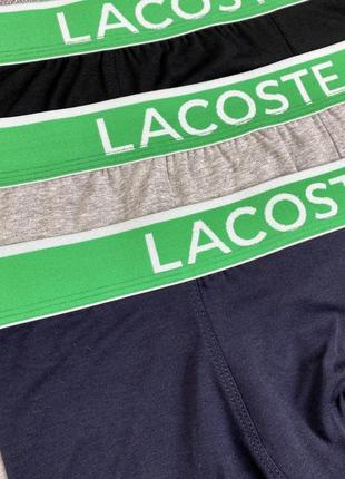 Труси lacoste. чоловічі труси. набір чоловічих трусів 4 штуки6 фото