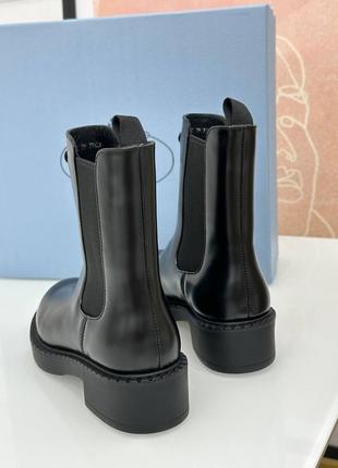 Челси лаковая кожа в стиле White prada4 фото