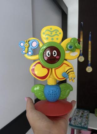 Іграшка музикальна квіточка на присосці
