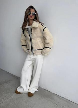 Куртка дубльонка жіноча стильова