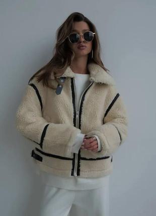 Куртка дубльонка жіноча стильова