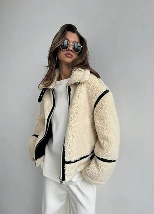 Куртка дубльонка жіноча стильова