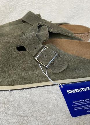 Ортопедичні слабо клоги birkenstock boston  sports suede