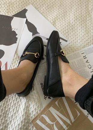 Лоферы primark,стильные,черные,осень