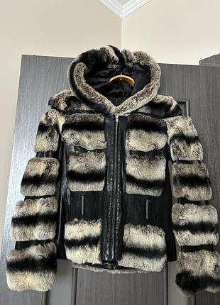 Шуба шеншиловый кролик! с!