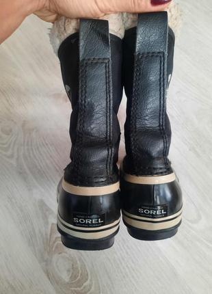 Зимние непромокаемые сапоги чоботи с валенком sorel waterproof