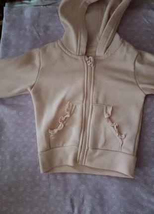 Утеплена кофта на дівчинку