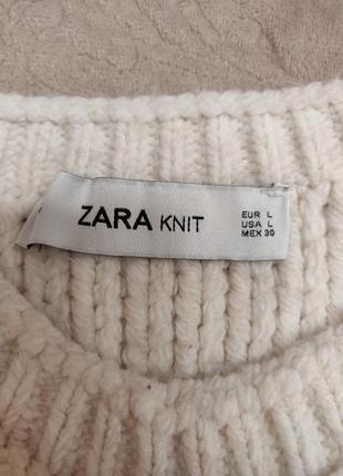 Светр zara розмip l,акрил6 фото