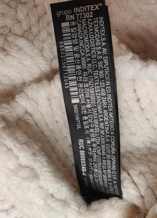 Светр zara розмip l,акрил7 фото