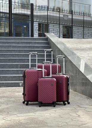 Велика, середня, мала, міні ударостійка пластикова wings валіза дорожня xs на колесах польща ручна поклажа 24 l