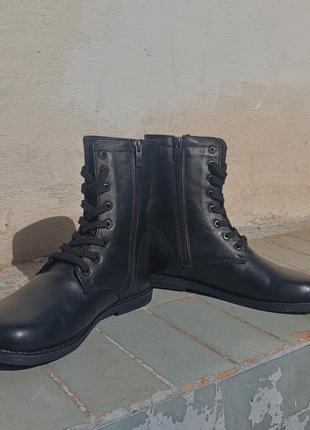 Черевики шкіряні анатомічні чорні