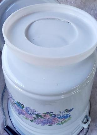 Ведро эмалированное с поддоном idilia "13242/10" (12л)