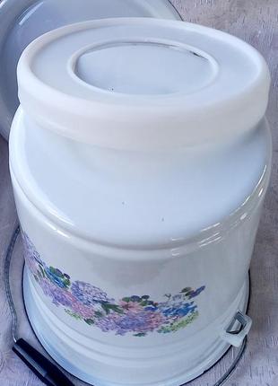 Ведро эмалированное с поддоном idilia "13242/10" (12л)