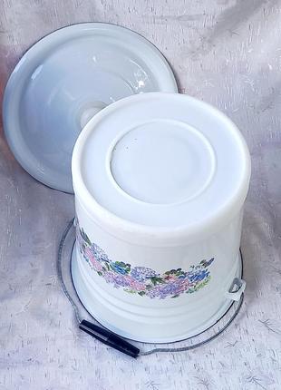 Ведро эмалированное с поддоном idilia "13242/10" (12л)