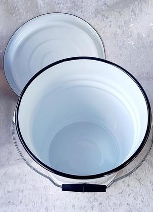 Ведро эмалированное с поддоном idilia "13242/10" (12л)