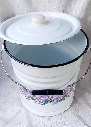 Ведро эмалированное с поддоном idilia "13242/10" (12л)