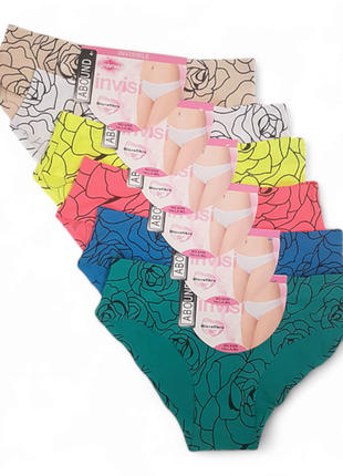Лазерные женские трусики с клееными краями