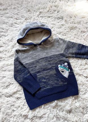 Тепла кофта на 3-4р