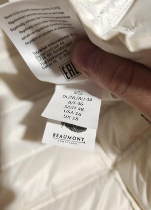 Пуховик натуральный пух beaumont размер xl/xxl(44)