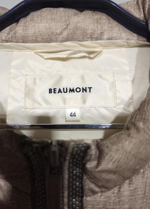 Пуховик натуральный пух beaumont размер xl/xxl(44)
