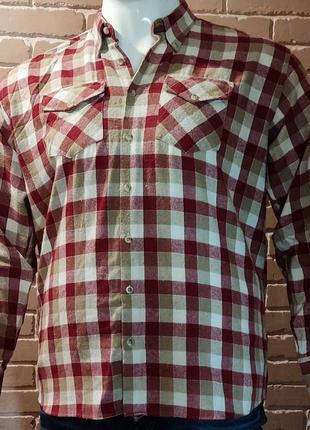 Сорочка байкова в клітку