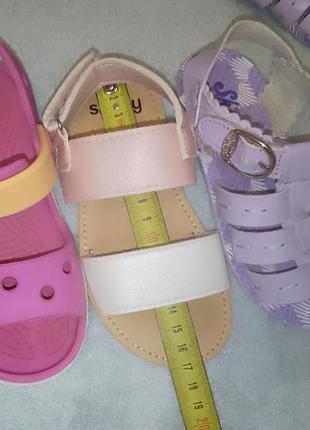 Взуття для дівчинки, сандалі, босоніжки, crocks, skechers, sinsay