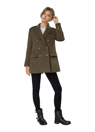 Демисезонное пальто-пиджак от new look