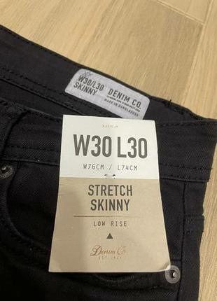 Акція 🎁 нові стильні базові джинси primark stretch skinny чорного кольору levis zara4 фото