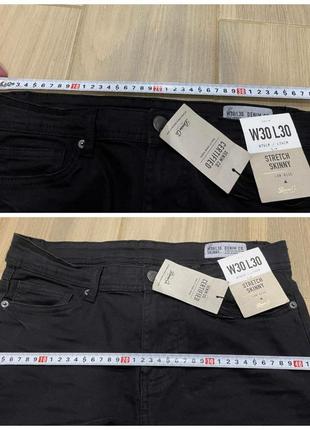 Акція 🎁 нові стильні базові джинси primark stretch skinny чорного кольору levis zara7 фото