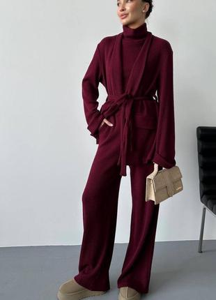 Палаццо+кардиган+гольф у кольраг