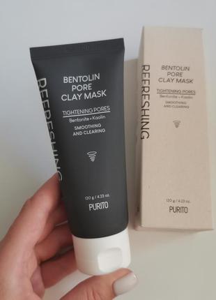 Глиняна маска purito bentolin pore clay mask