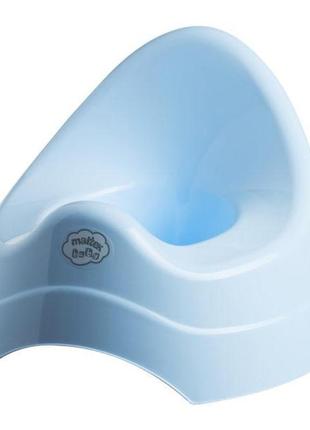 Горшок maltex classic 0929 blue, голубой