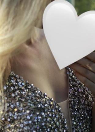 Вечернее/выпускное платье jovani сша кристаллы swarovski, размер 4 s/m4 фото
