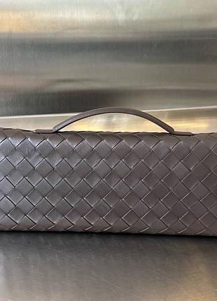 Сумка клатч в стилі bottega 7