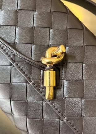 Сумка клатч в стилі bottega 8