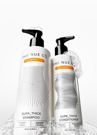 Набор безсульфатные шампунь и кондиционер the nue co hair supa_thick 250мл+ 250мл6 фото