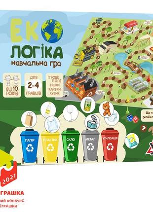 Игра настольная обучающая "экологика"