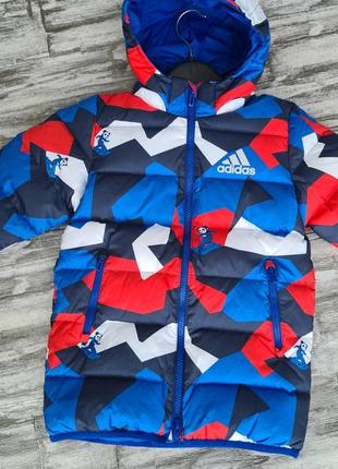Куртка пуховик зимний детский adidas