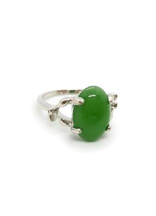 💍💚 кільце з натурального каменю нефрит р. 17,5, 18, 19,5