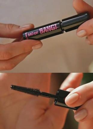Туш для збільшення об'єму вій benefit badgal bang! bad gal bang volumizing mascara 3 г