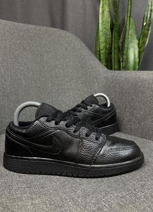 Оригинальные кожаные кроссовки Air Jordan 4 Retro Crimson 1 low (gs) (553560-091)