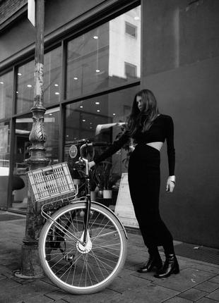 Сукня максі з вирізами zara