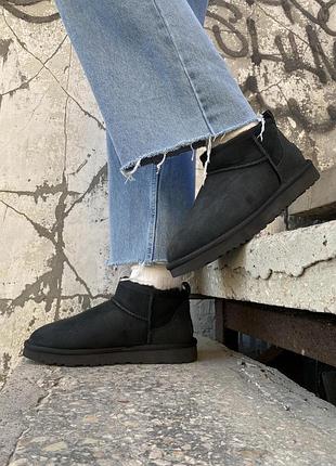 Чоловічі ugg classic ultra mini black v / smb