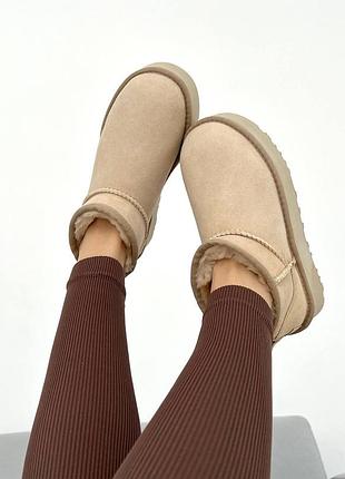 Ugg classic ultra mini platform beige premium 7