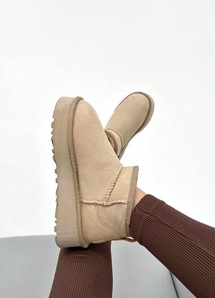 Ugg classic ultra mini platform beige premium 10