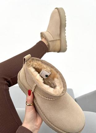 Ugg classic ultra mini platform beige premium 9