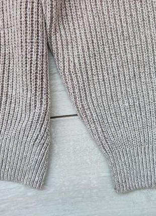 Качественный базовый большой свитер с высокой горловиной коттон 33% с кашемиром6 фото