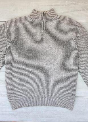 Качественный базовый большой свитер с высокой горловиной коттон 33% с кашемиром7 фото