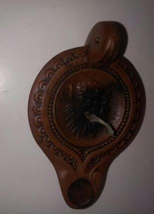 Этно лампада, обожженная глина